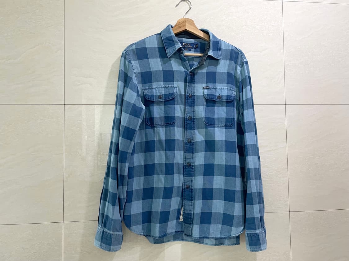 폴로 / 플라넬 체크 셔츠, 남성 셔츠 / S(95) 상품이미지1
