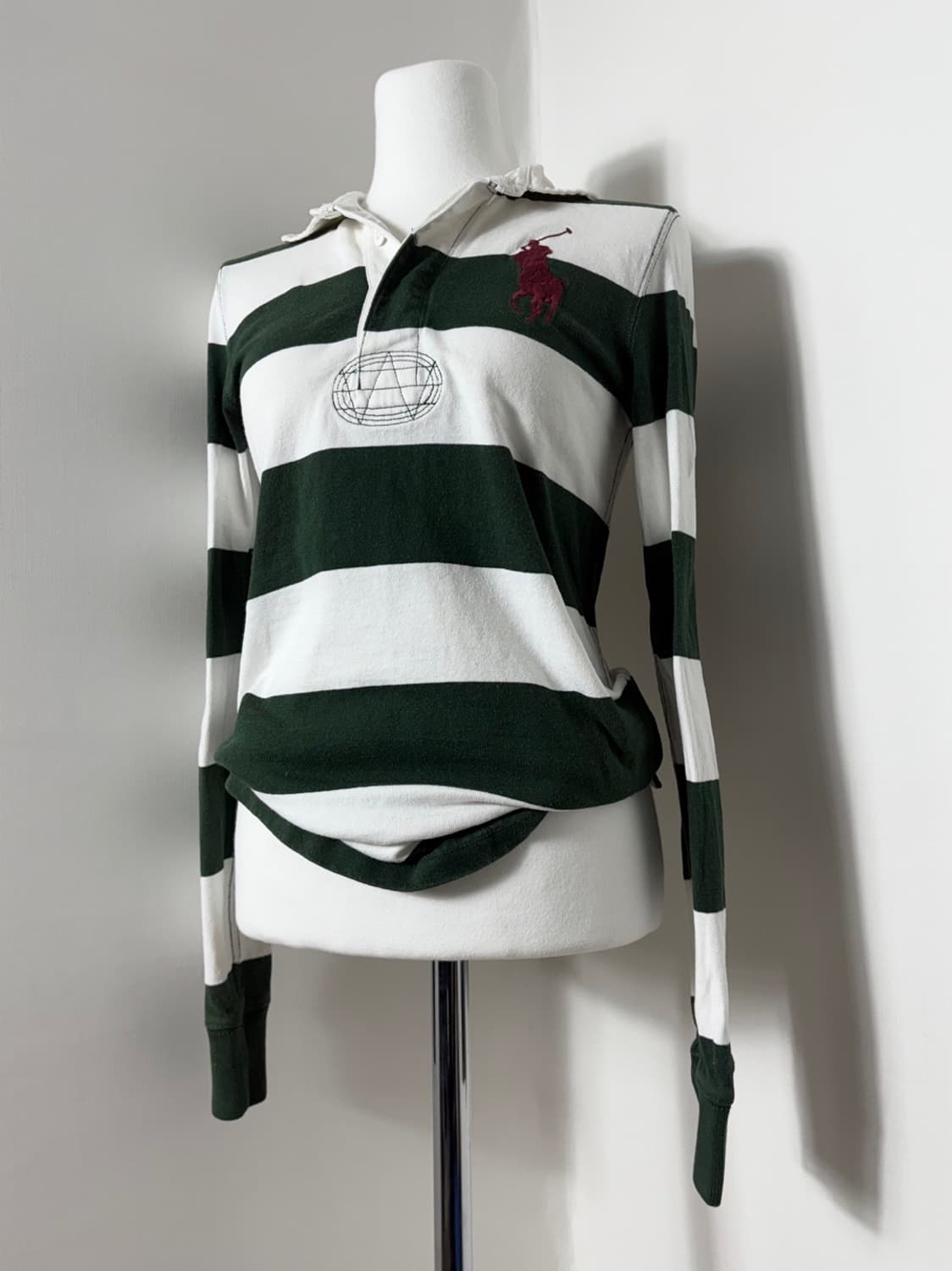 폴로 랄프로렌 빅포니 3 그린 카라 롱슬리브 상품이미지2