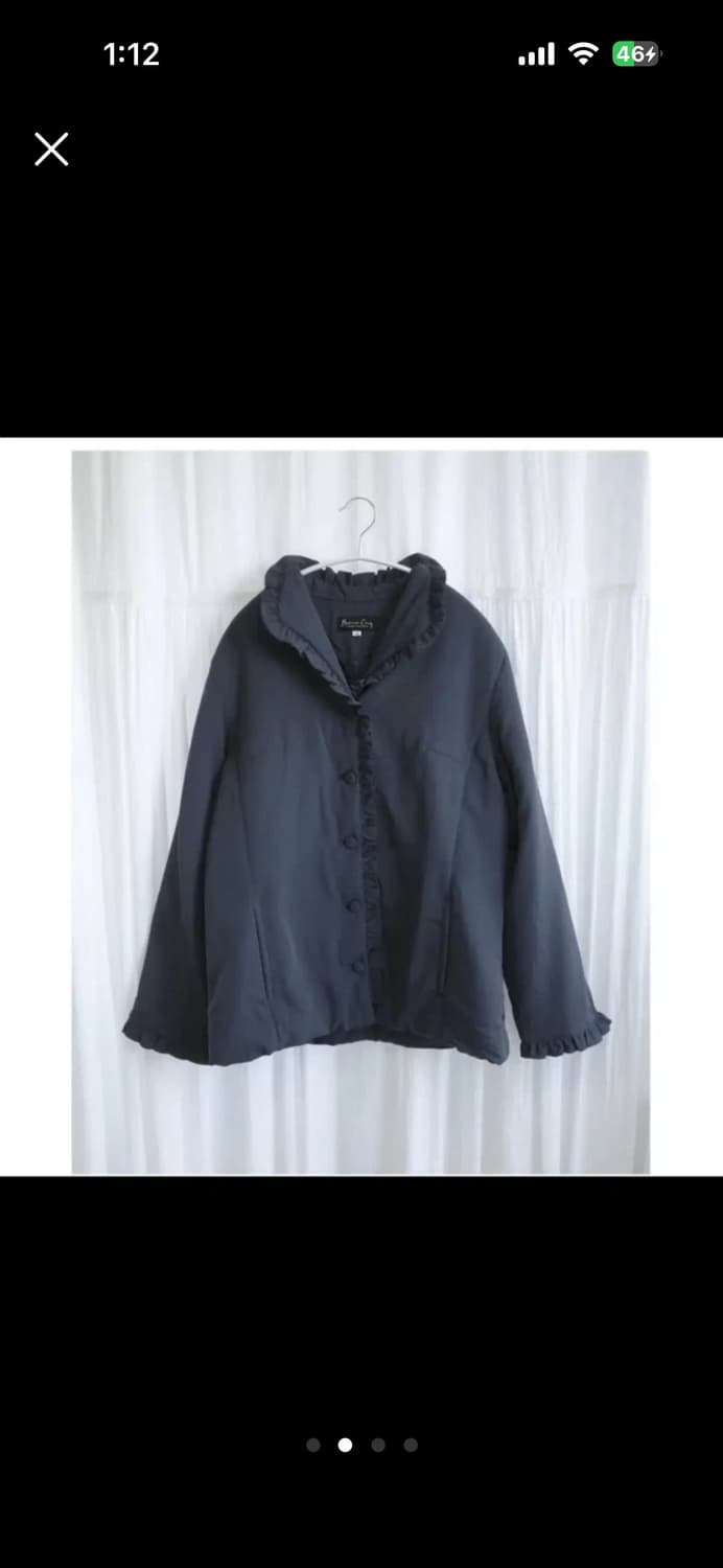 프릴 하이넥 점퍼 상품이미지2