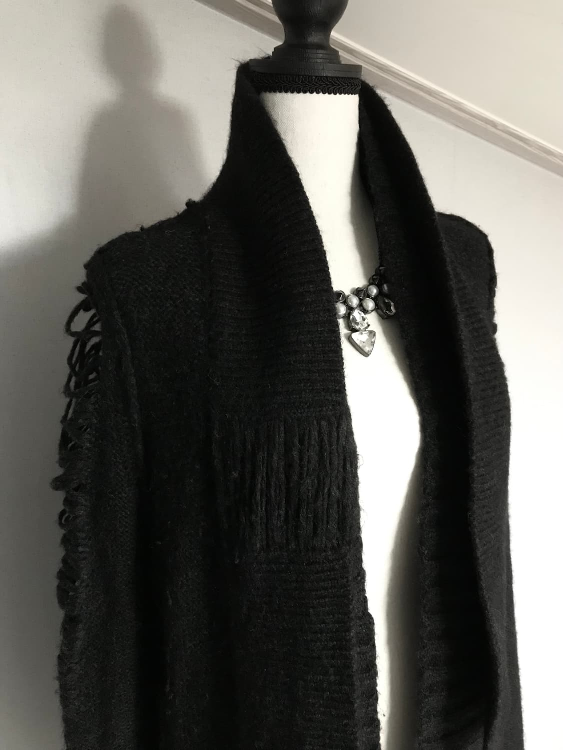 ALLSAINTS Distressed Long Knit Cardigan 상품이미지6