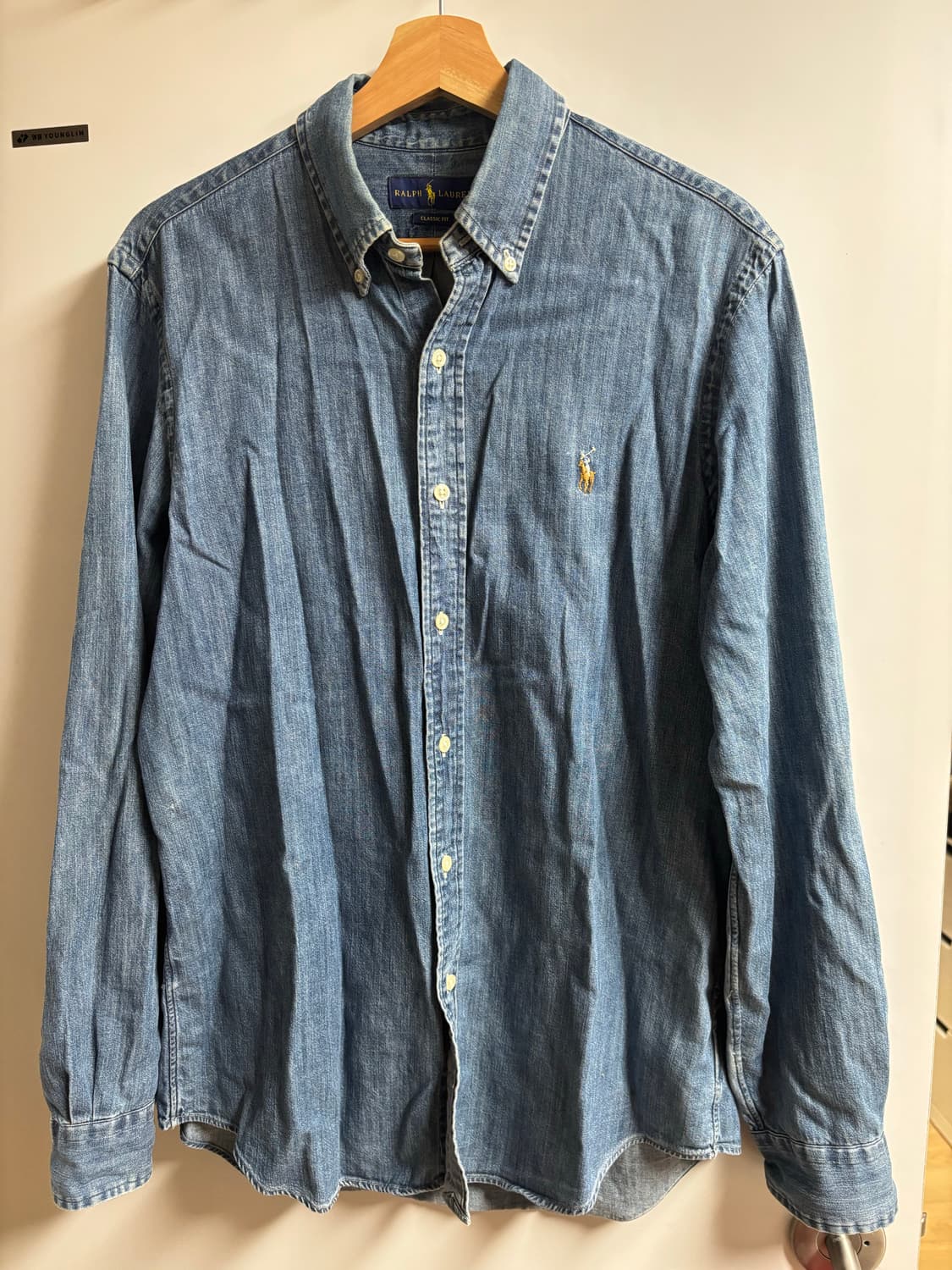 [M] 폴로랄프로렌 클래식핏 데님셔츠 상품이미지1
