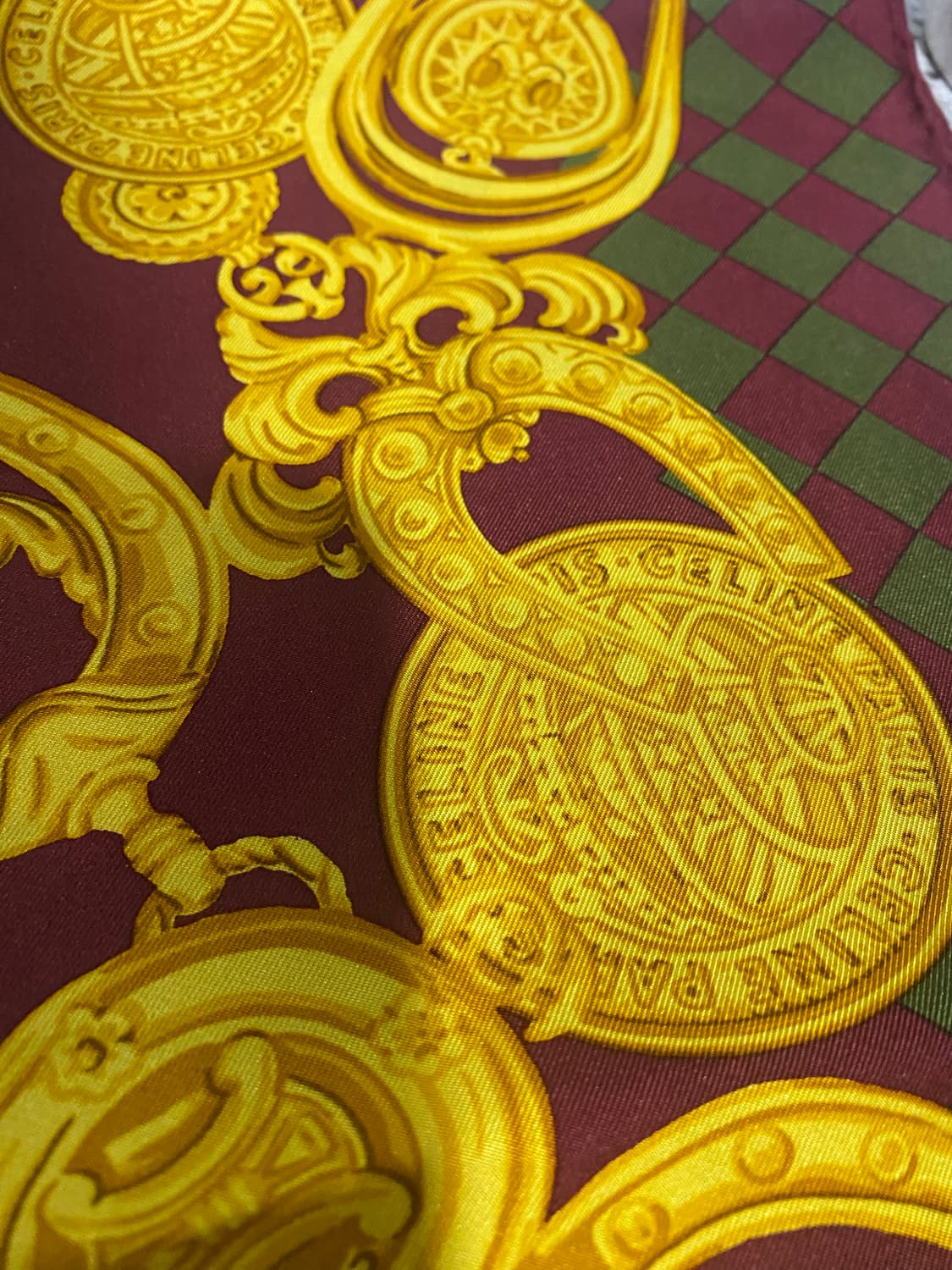 셀린느 정품 실크100 스카프 상품이미지5