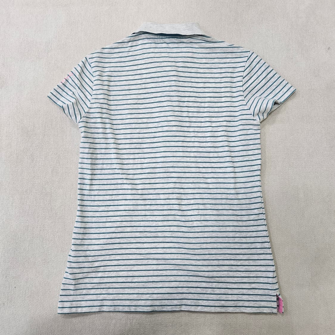 90 휠라 여성 스트라이프 카라 반팔티 0312Y 상품이미지2