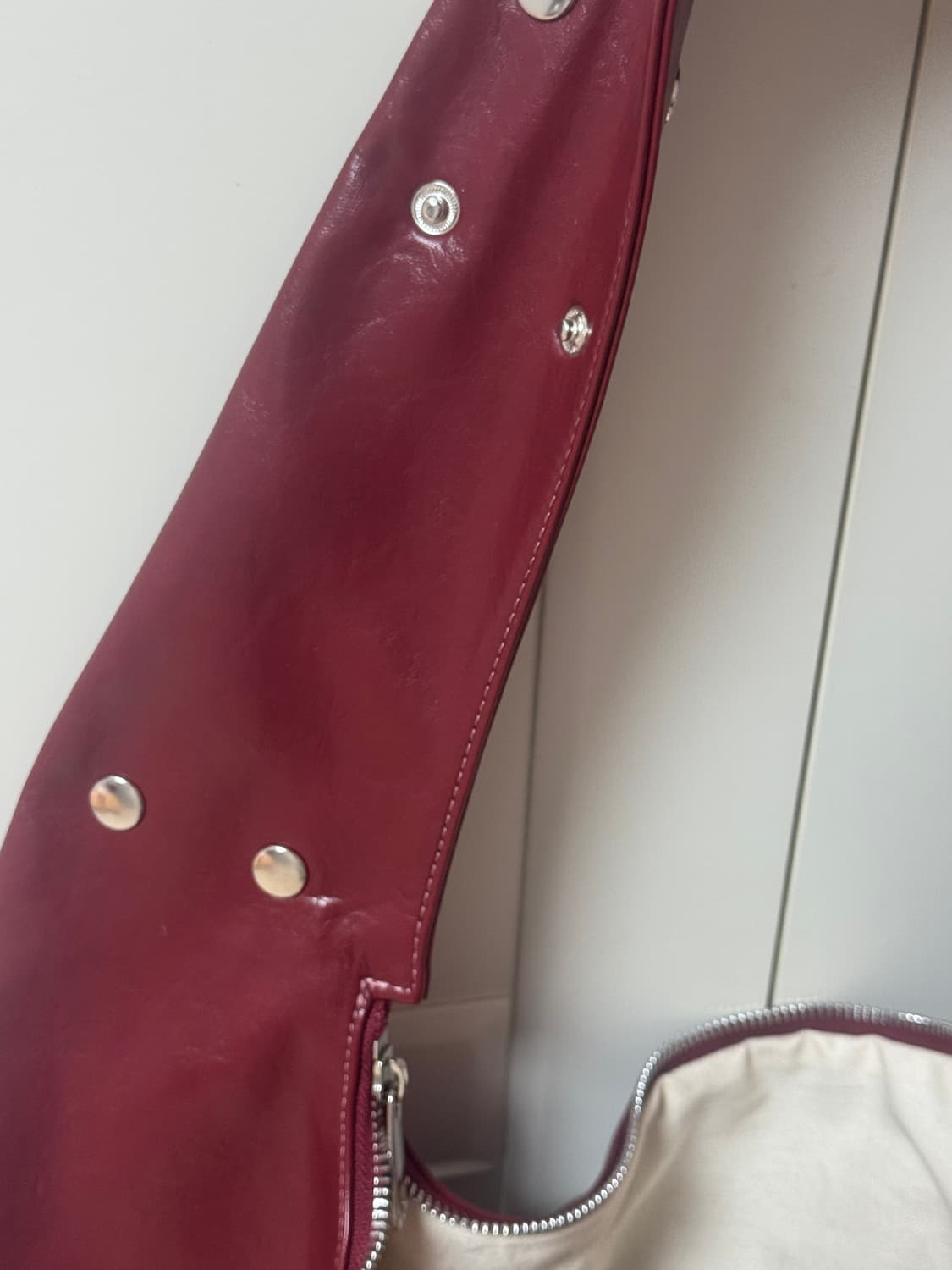 히에타 티나백 체리레드 상품이미지6