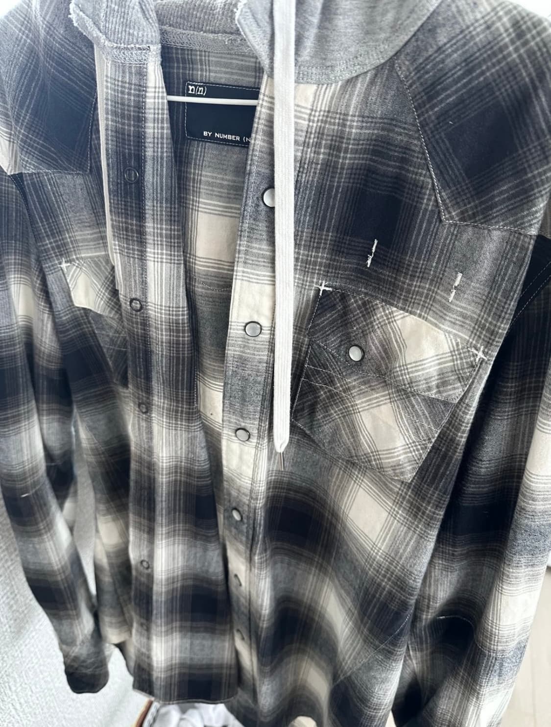 Number Nine 넘버나인 도킹 후디 셔츠 3 size 상품이미지1