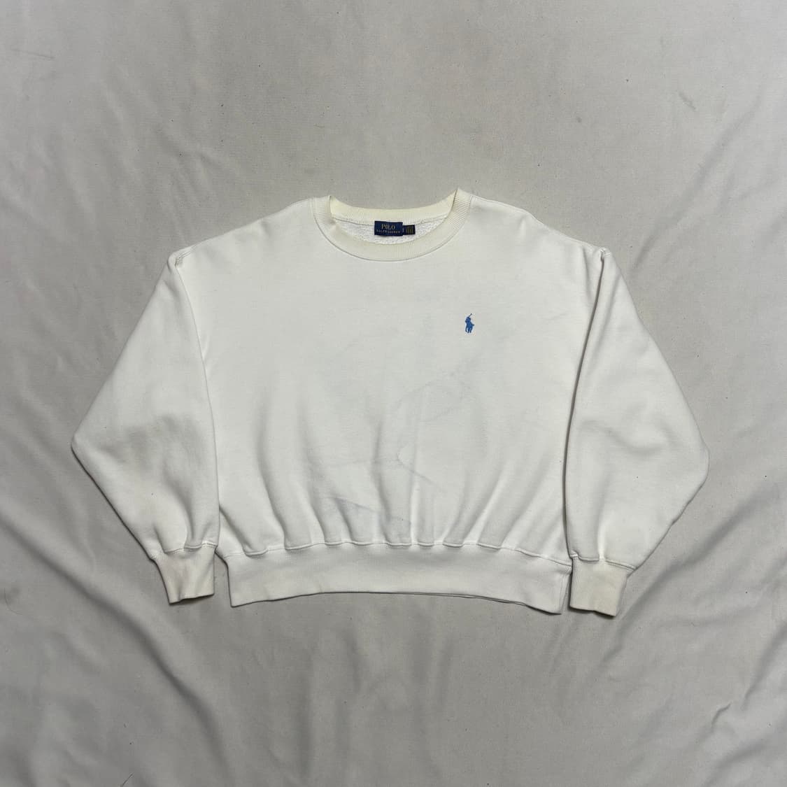 S 폴로랄프로렌 여성용 피스 러브 자수 맨투맨 상품이미지3