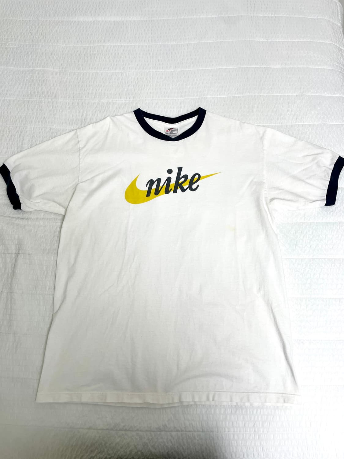 90s 나이키 링거티 L USA nike 스우시 로고 ringer tee 상품이미지1