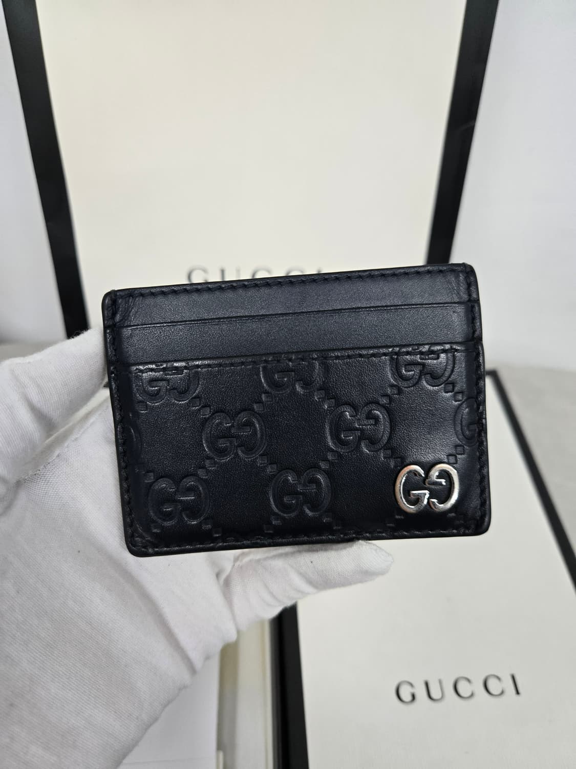 [보증서 정품] 구찌 인터로킹 카드지갑 상품이미지2
