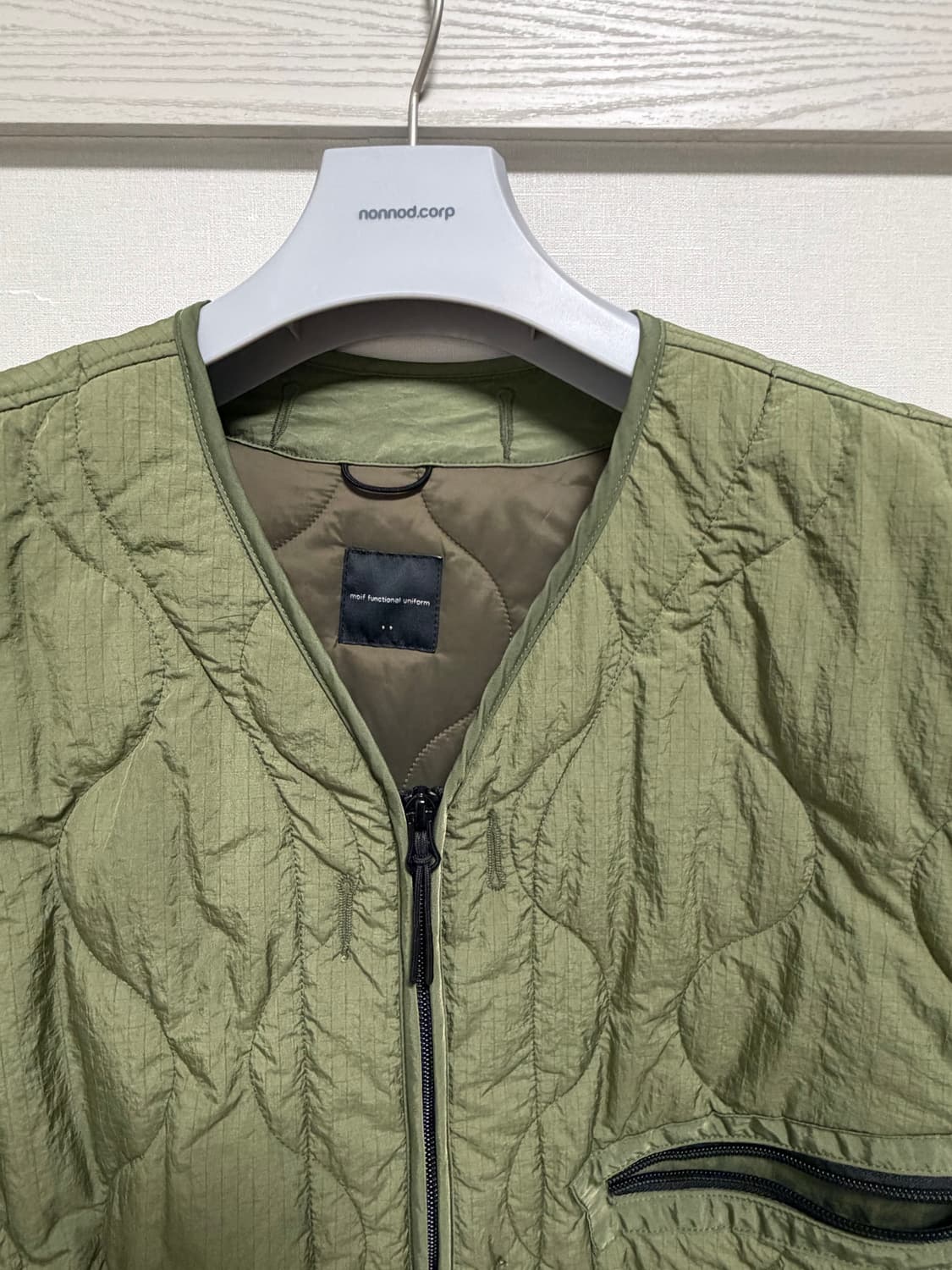 모이프 밀라이너 자켓 올리브 2사이즈 판매 상품이미지3
