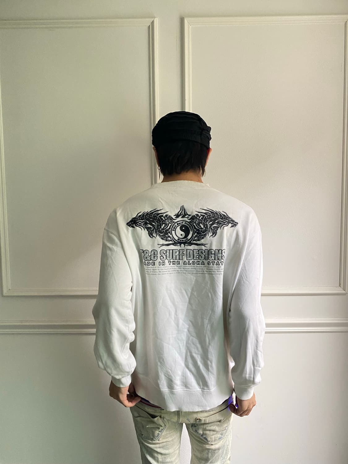 Y2K Print White Sleeve 상품이미지1