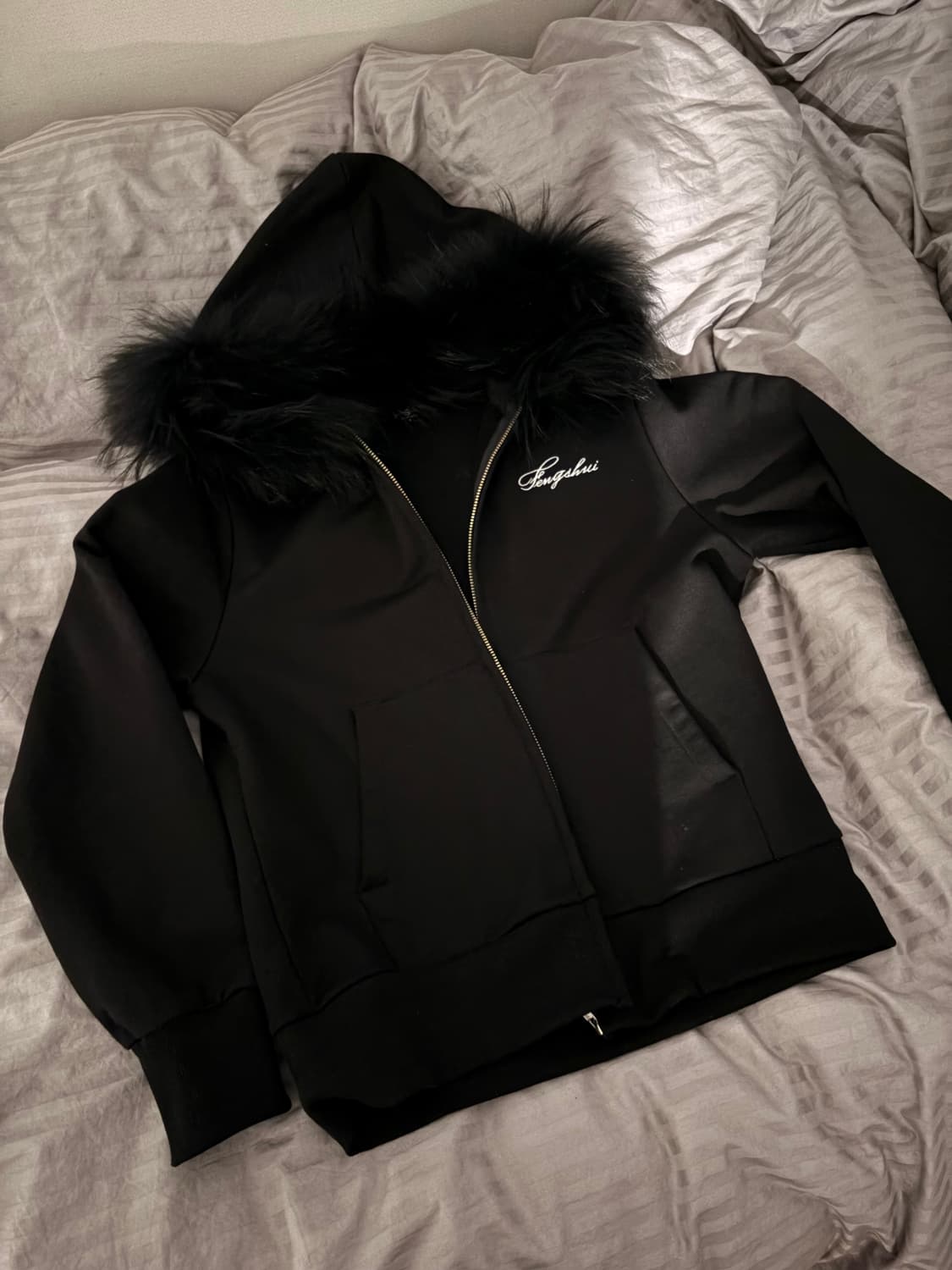 fengshui 펑쉐이서울 퍼 후드집업 상품이미지1