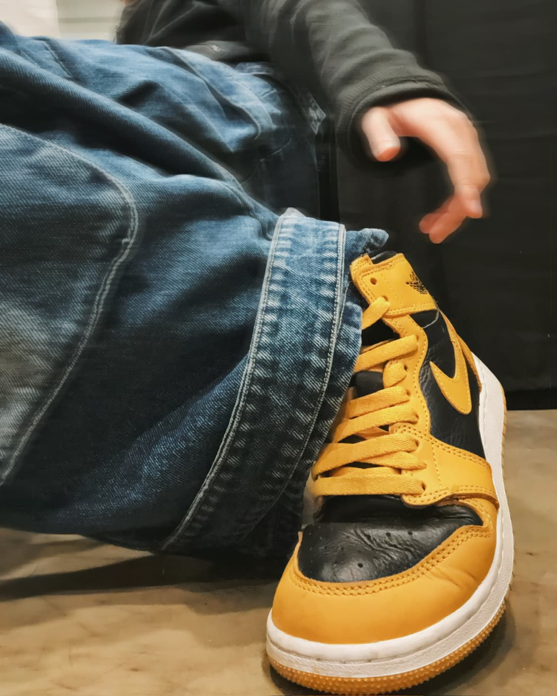 나이키 에어조던 1 폴른 옐로우 상품이미지7