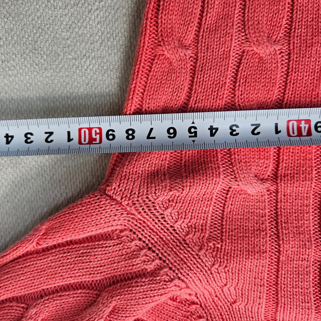 S US폴로 여성 코튼 케이블 카라 니트 0317Y 상품이미지5