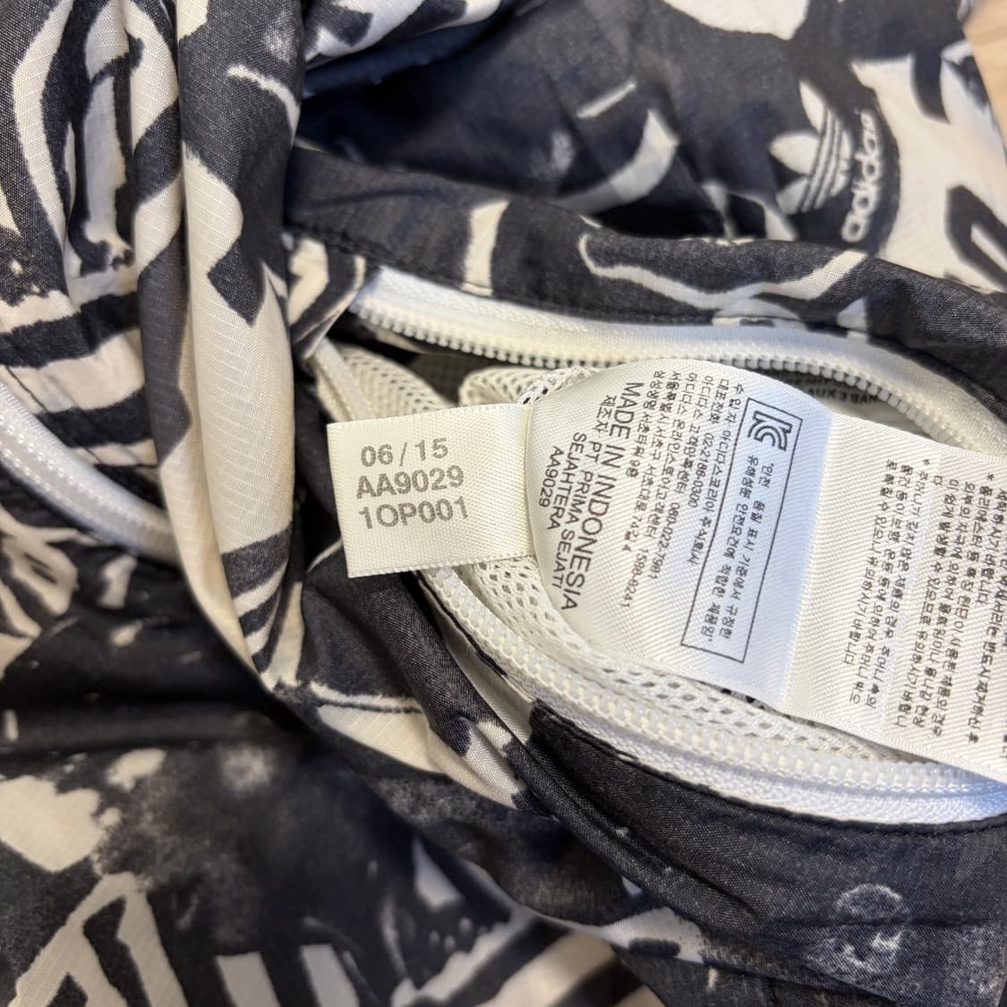 아디다스 오리지널 레트로패턴 리버시블 바람막이 자켓 상품이미지9