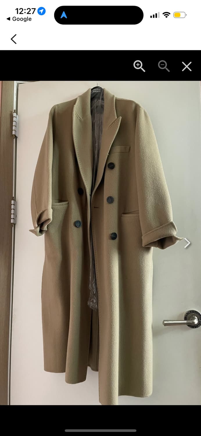 VOV 롱코트 캐시미어+울 카멜 카키베이지 66 상품이미지1