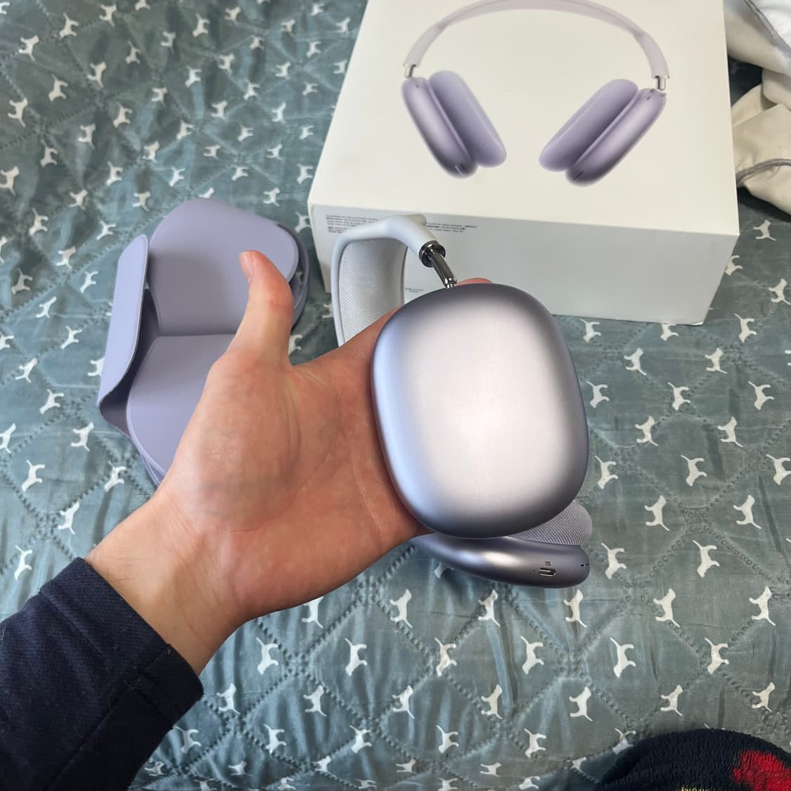 에어팟 맥스 퍼플 c타입 상품이미지3
