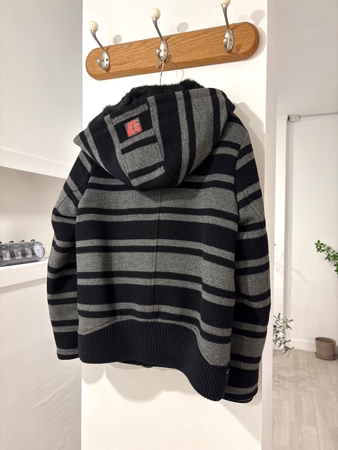 와투케 줄무늬 털 자켓  상품이미지5