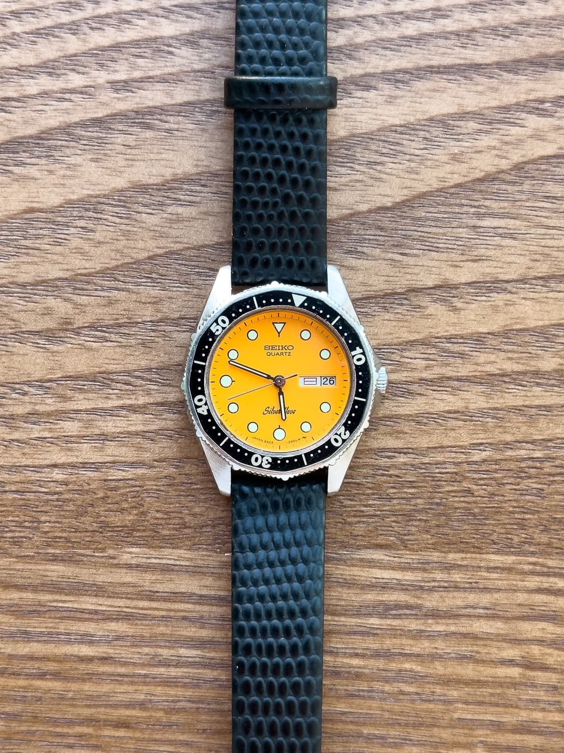 [희귀] 세이코 실버웨이브 오렌지 다이버 - 80s 빈티지 쿼츠 (2A2 상품이미지1