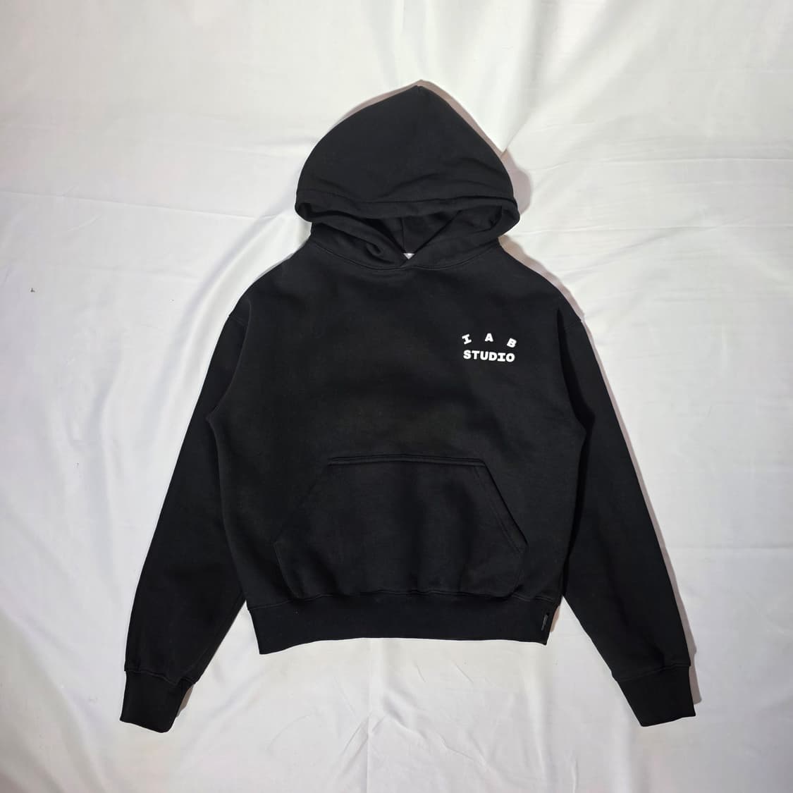 [S]IAB STUDIO 아이앱 스튜디오 후드 블랙 화이트 상품이미지2