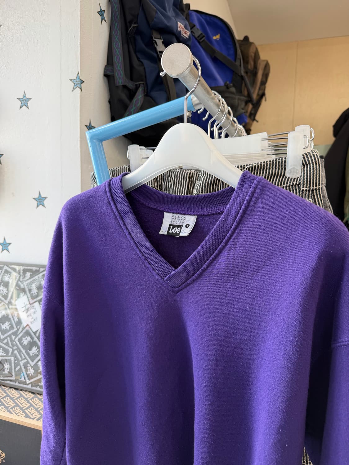 Lee V- neck sweat shirts 상품이미지1