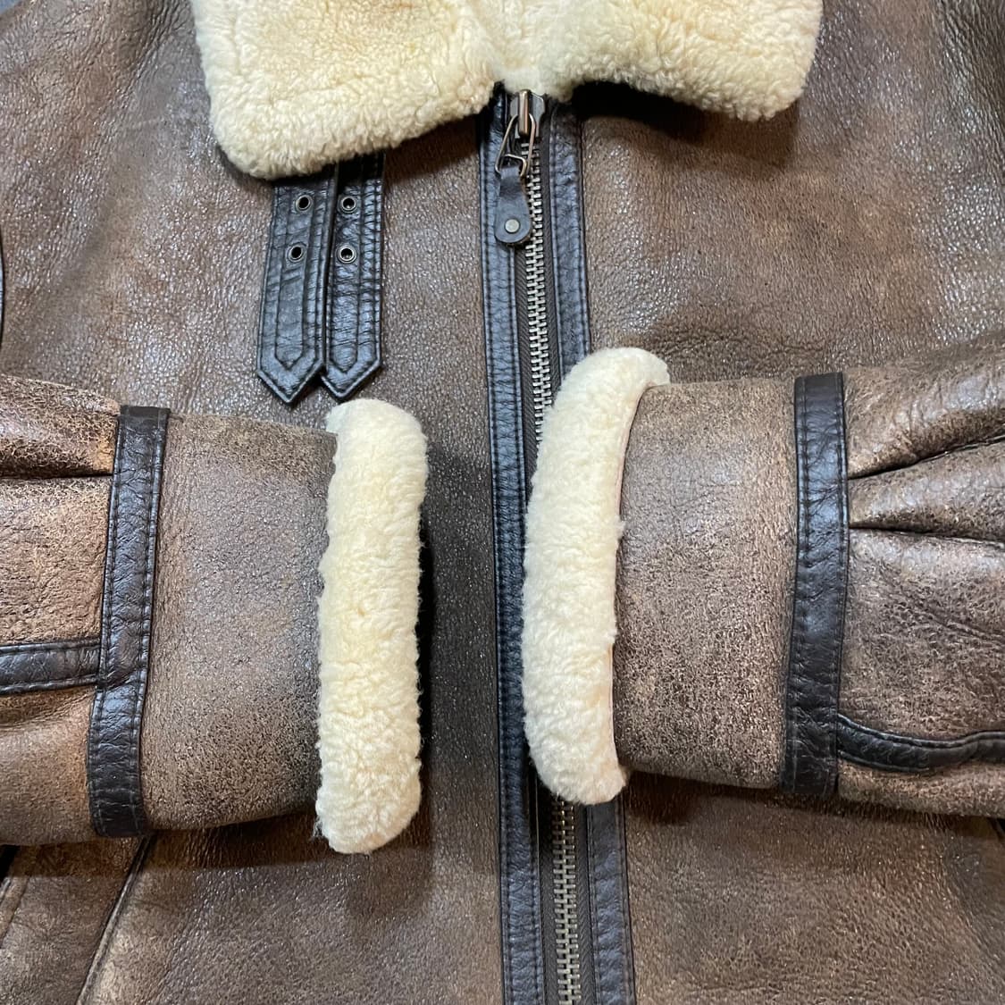 B-3 Leather jacket 상품이미지4