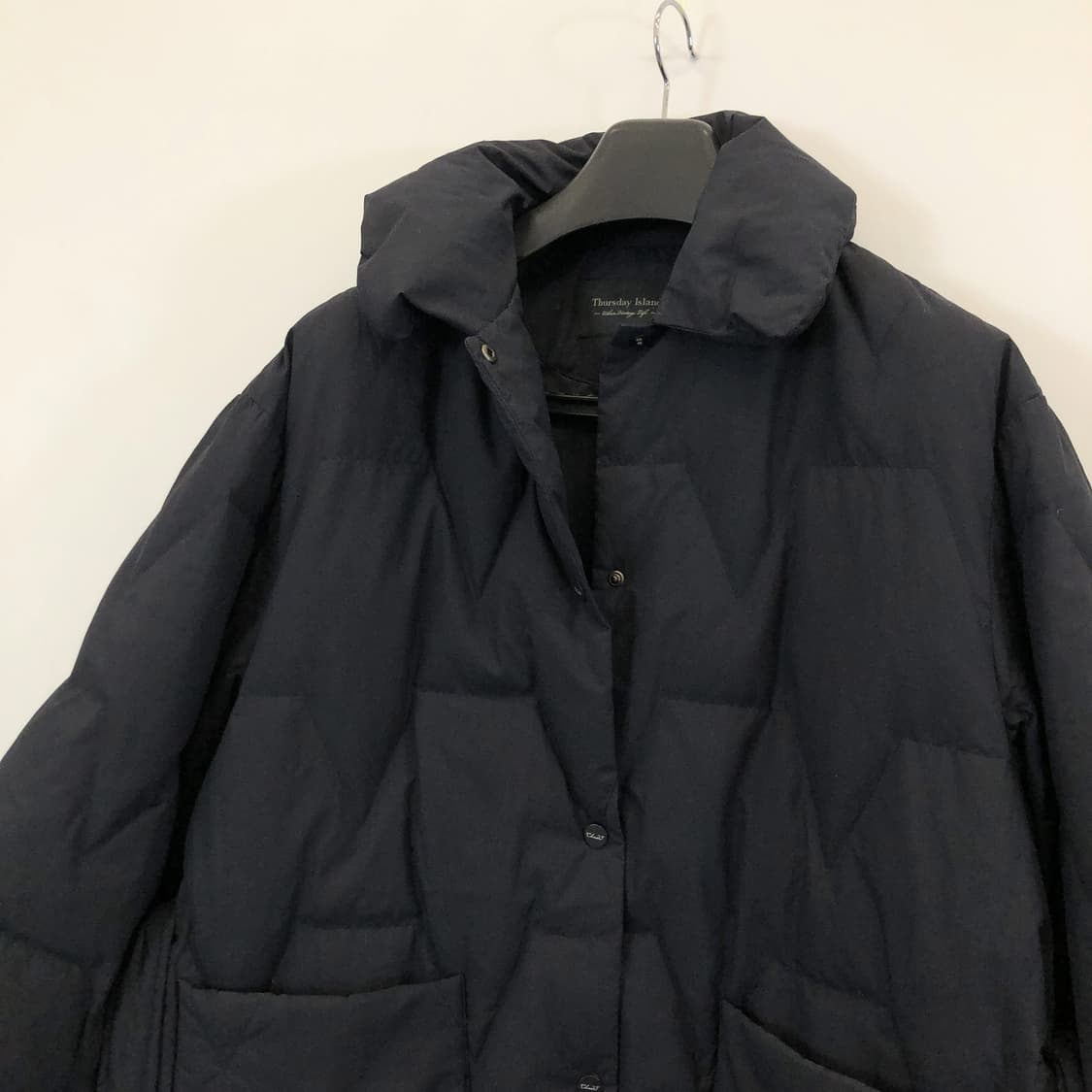 써스데이아일랜드 벨티드 퀄팅 구스다운점퍼 S 상품이미지4