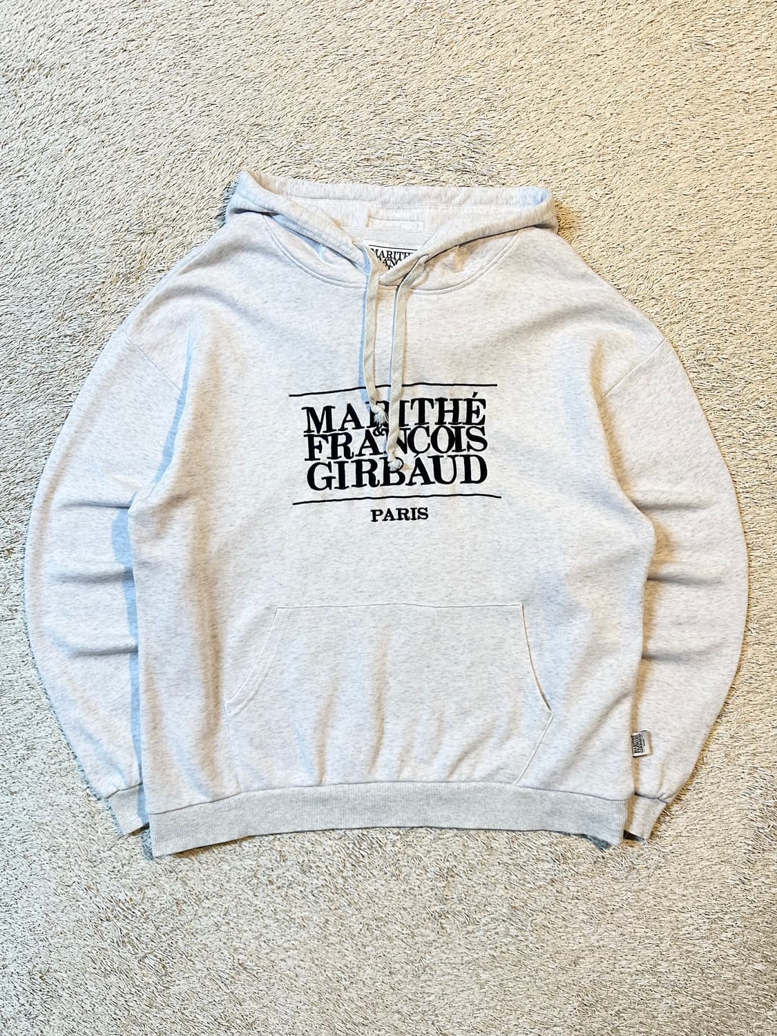 마리떼 프랑소와 저버 MARITHE 클래식 로고 후드티 그레이 상품이미지1