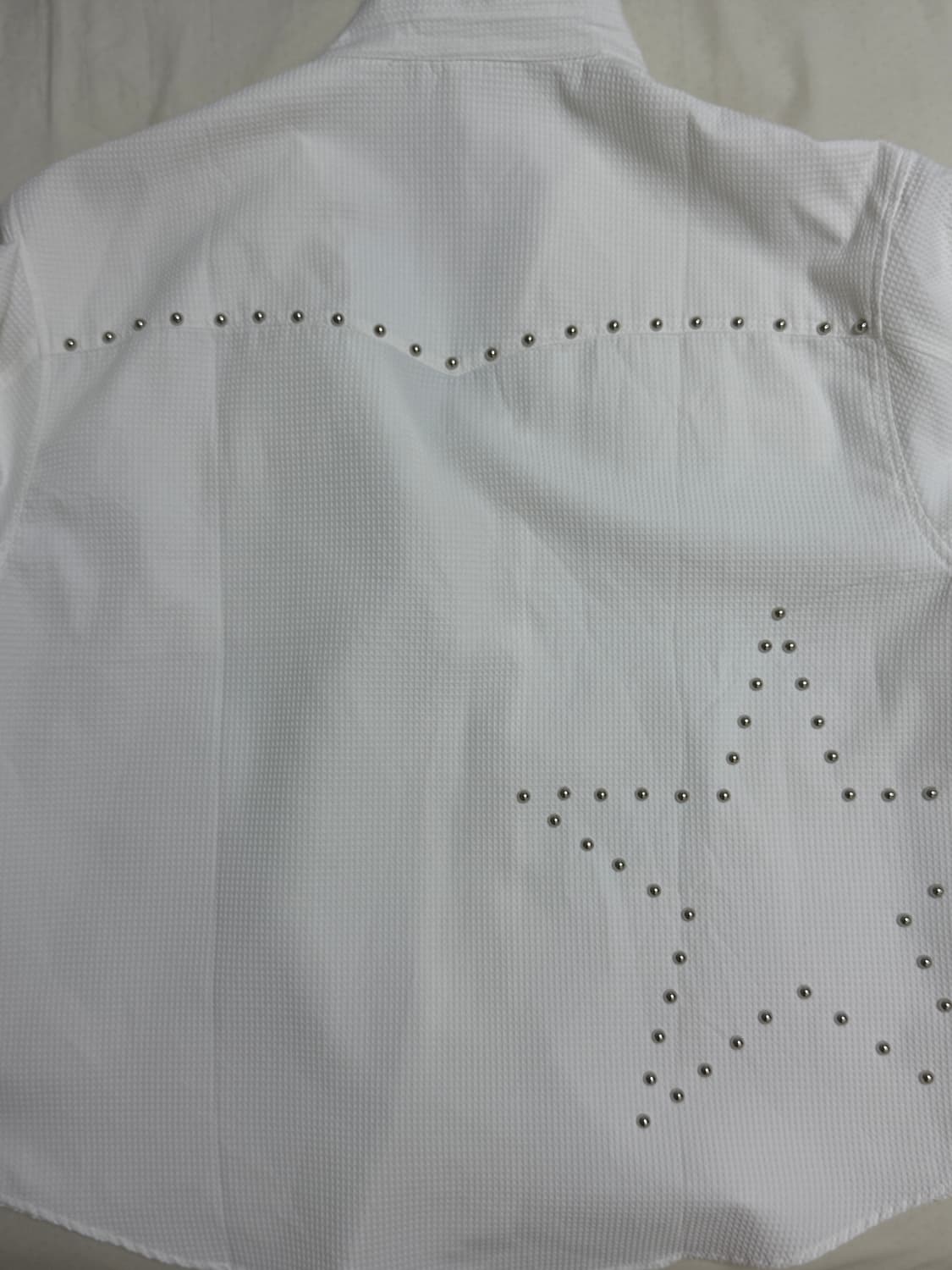 웨스켄 WESKEN WESTERN RIVET DOBBY SHIRT 상품이미지4