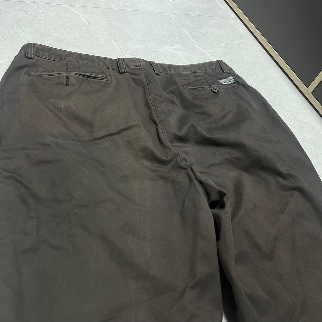[38] 00s 라코스테 남성 면바지 치노팬츠 브라운 상품이미지4