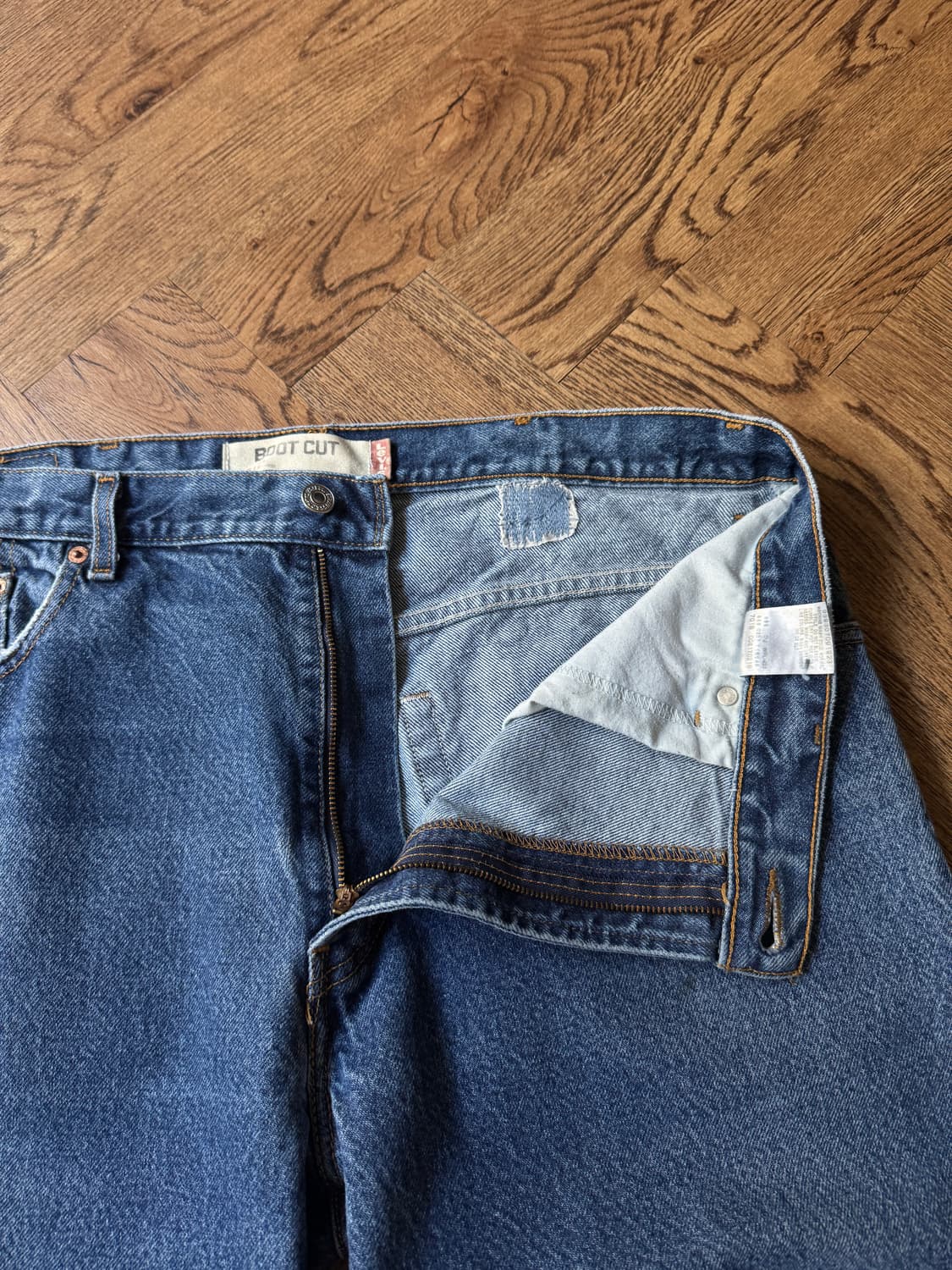 [38]00's 리바이스 517 멕시코제 플레어 데님 팬츠 F46 상품이미지5