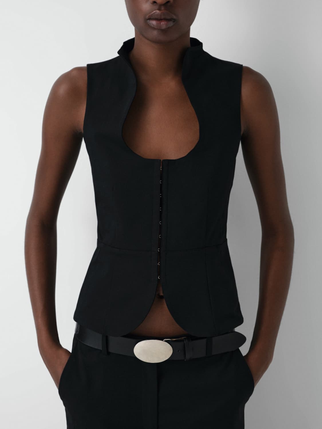 [S/M,M/L]기마구아스 Buckle 벨트/블랙 상품이미지4