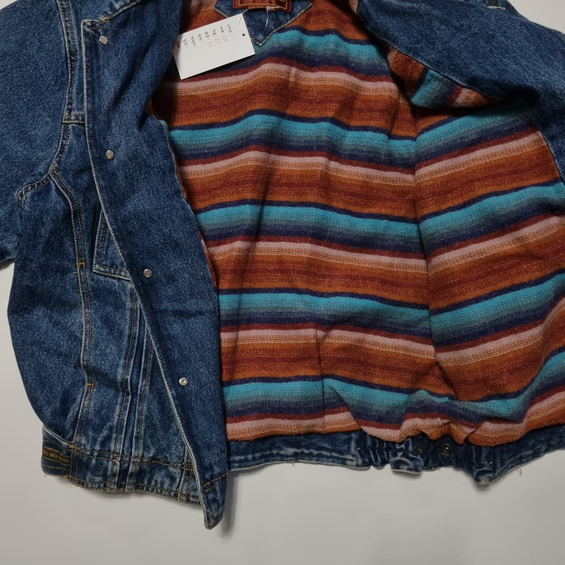 80s 써지오 바렌테 블링킷 데님 봄버자켓 상품이미지6