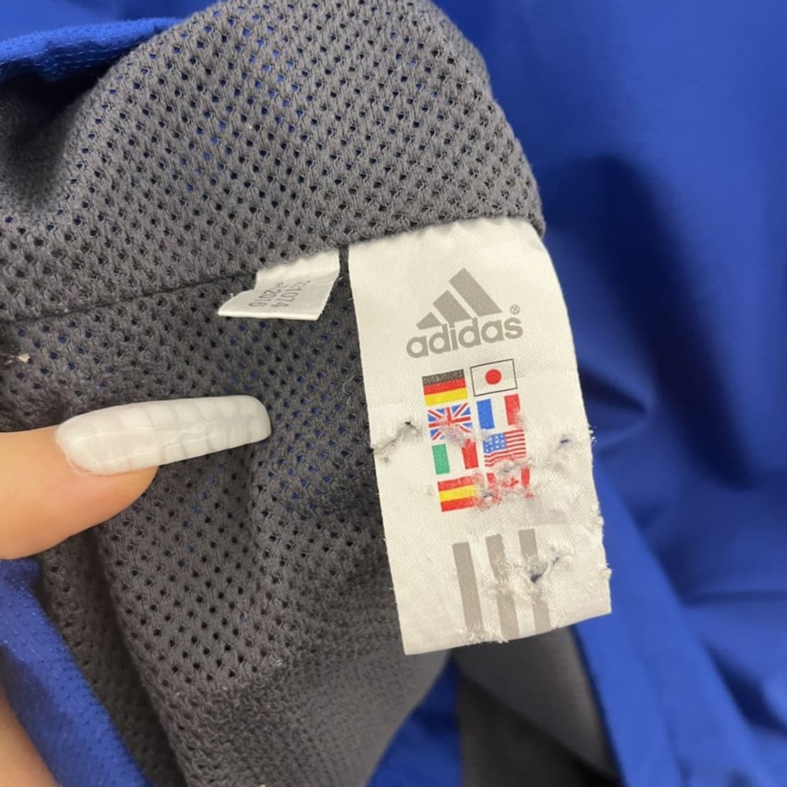 아디다스 올드스쿨 키치 사이드라인 바람막이 자켓 100 C10852 상품이미지6