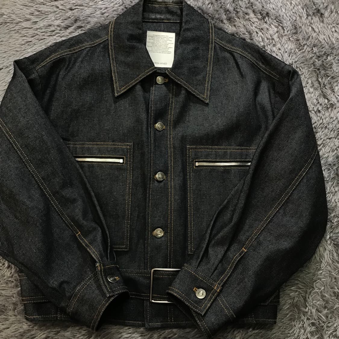 [[M, A급] 메종미네드 인디고 자켓 스트레이드 데님#320 상품이미지3