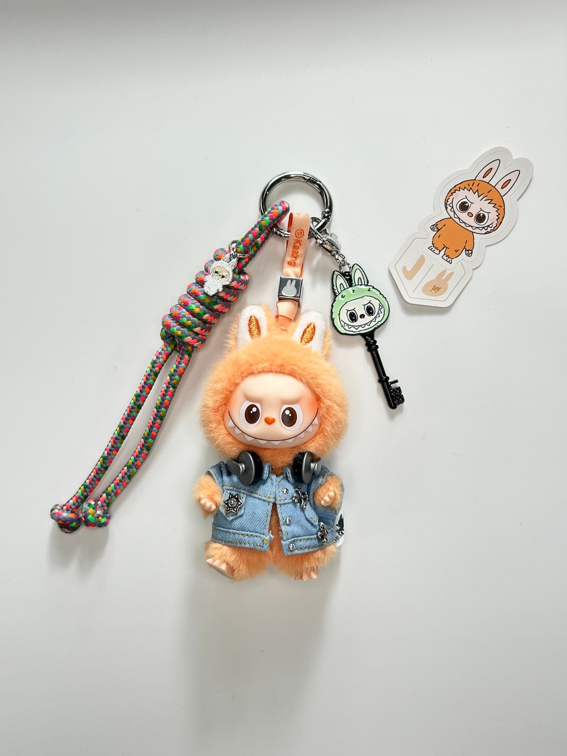 🐰미니라부부 내 마음속 비밀번호”J”커스텀키링 상품이미지1