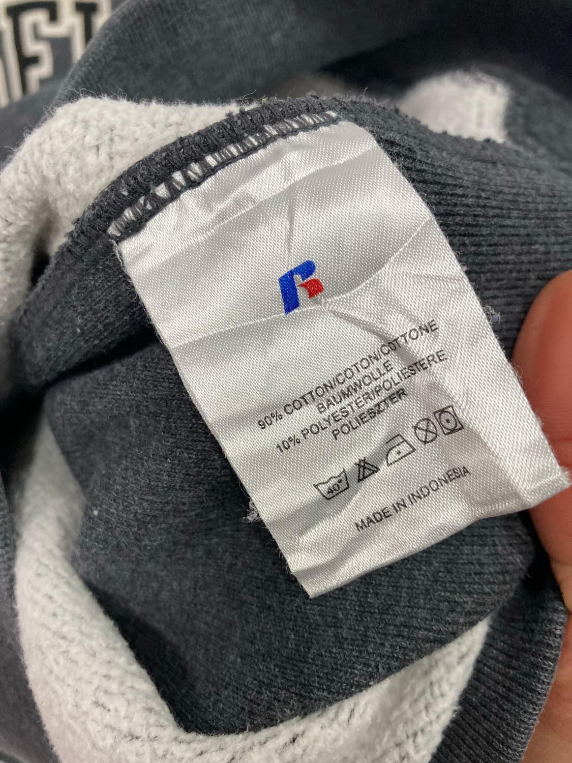 러셀 그레이 후드티 상품이미지4