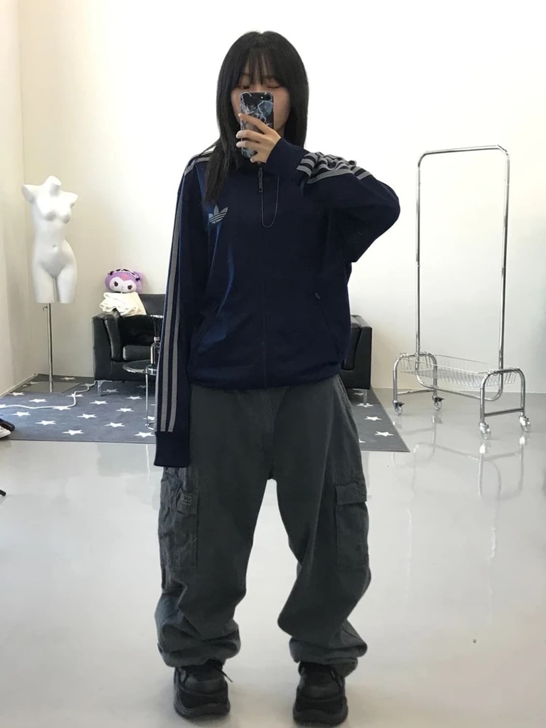 아디다스 파이어버드 네이비 져지 상품이미지2