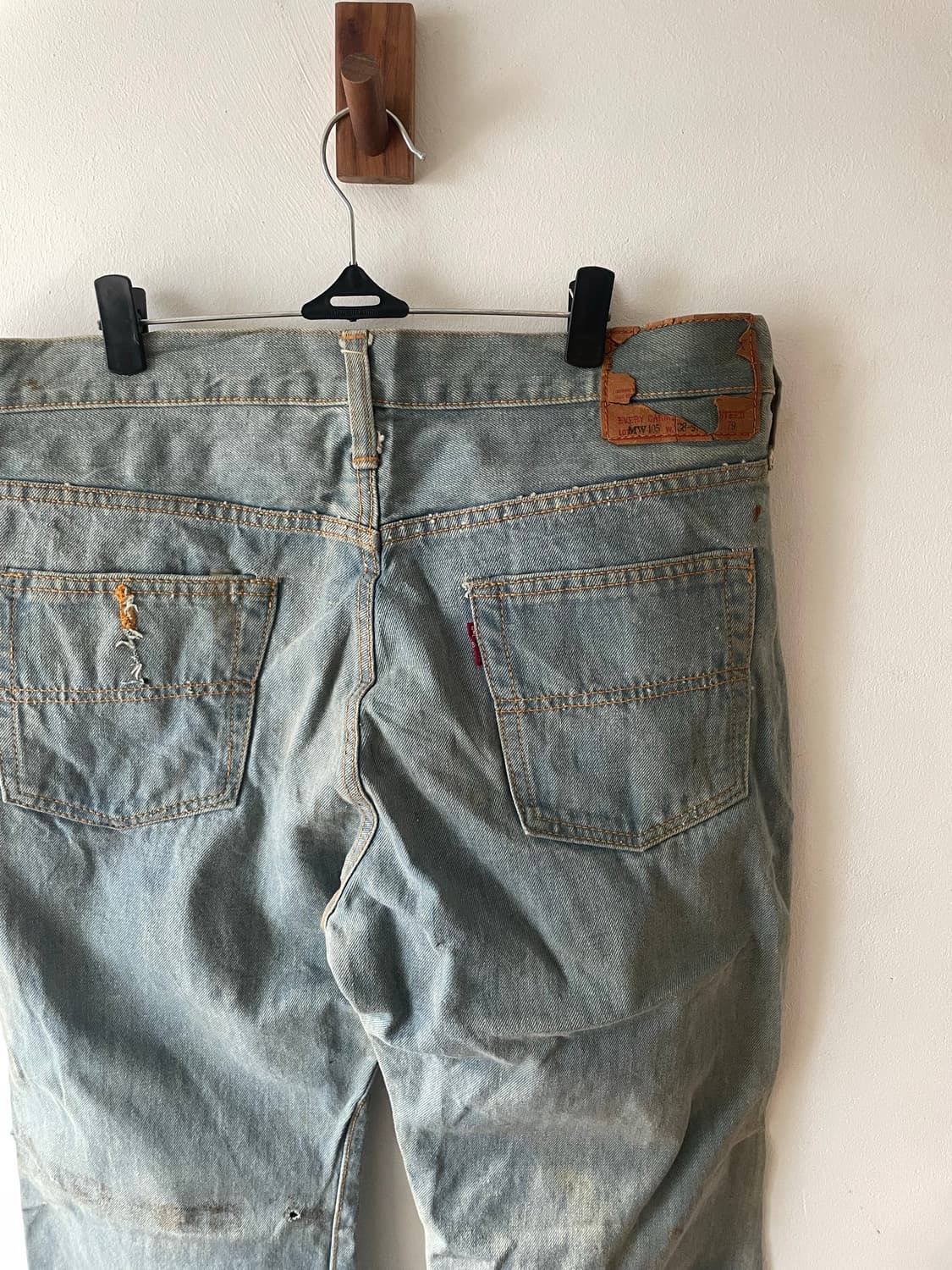 70's JPN Vintage BigStone Work Denim 상품이미지7