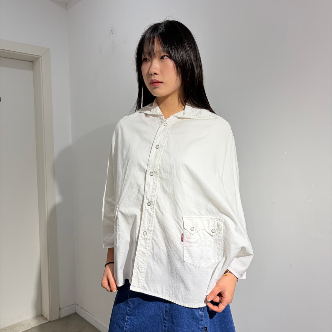 캐피탈 웨스턴 긴팔 숄 셔츠 상품이미지1