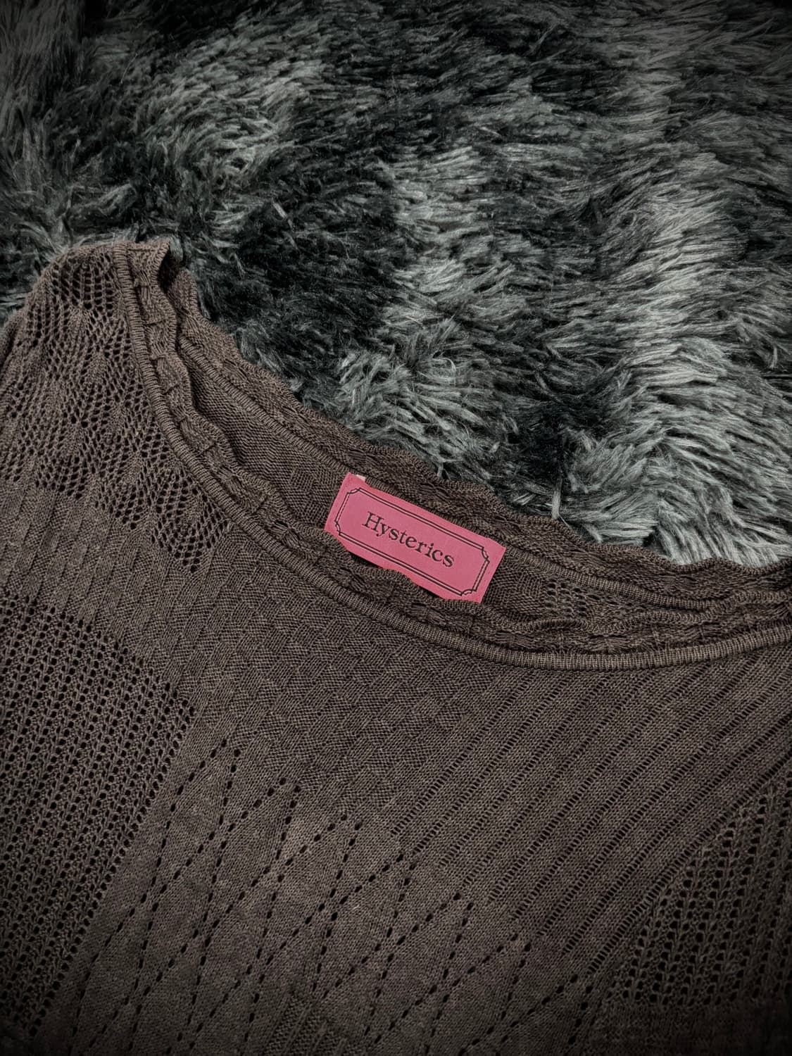 Hysteric Glamour 크로쉐 시스루 니트 원피스 상품이미지7