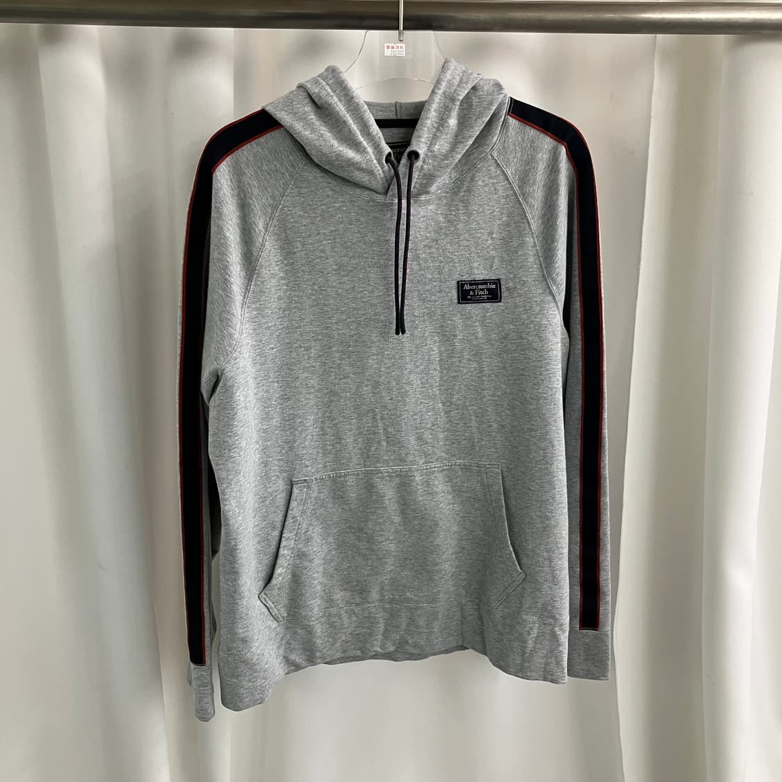 아베크롬비 그레이 라인 후드티 M 상품이미지1