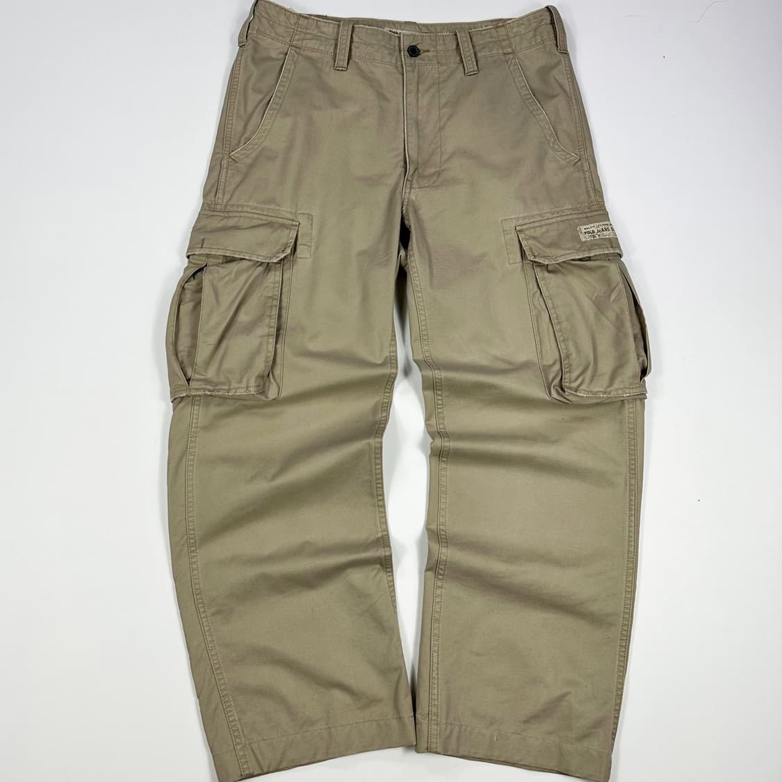 폴로진스 컴퍼니 베이지 스트레이트 카고팬츠 (32인치) 상품이미지3
