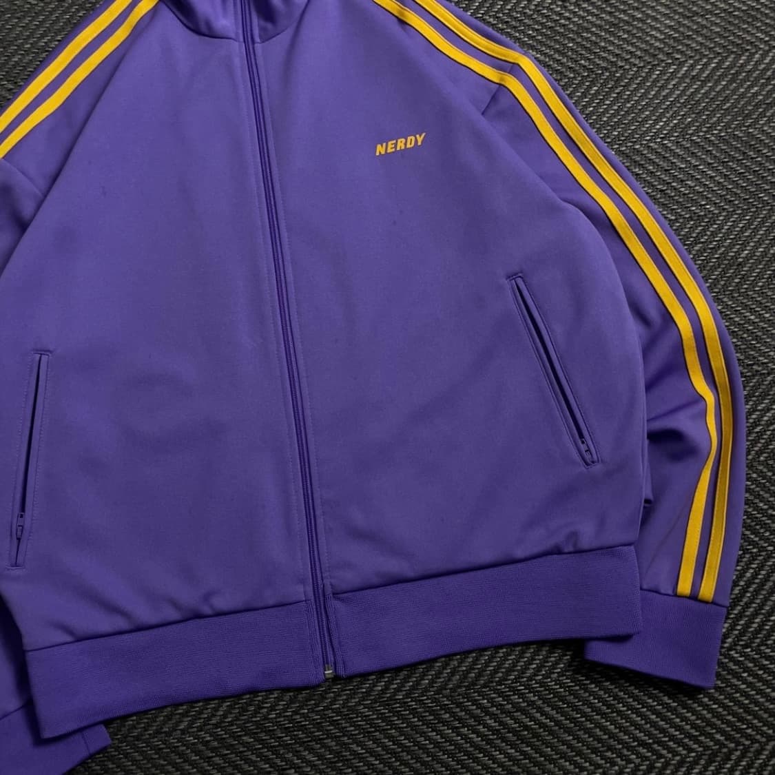 널디 루즈핏 퍼플 트랙탑 져지o 4976 상품이미지1