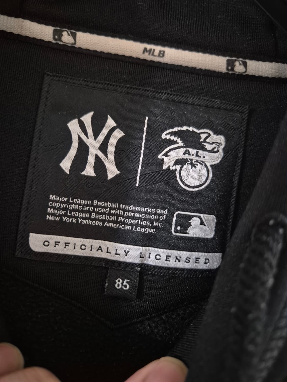 MLB 뉴욕양키즈 기모 후드티 남여공용 상품이미지4