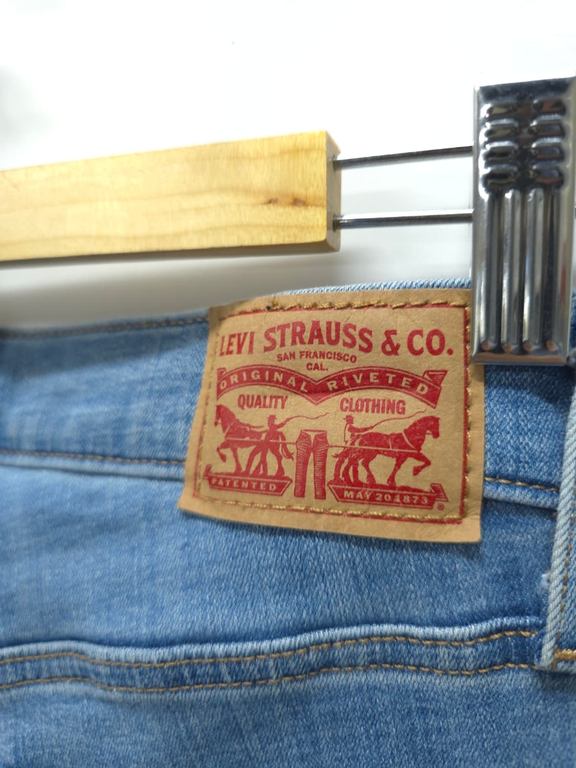 리바이스 부츠컷 연청 데님진 청바지 (여성26) 상품이미지7