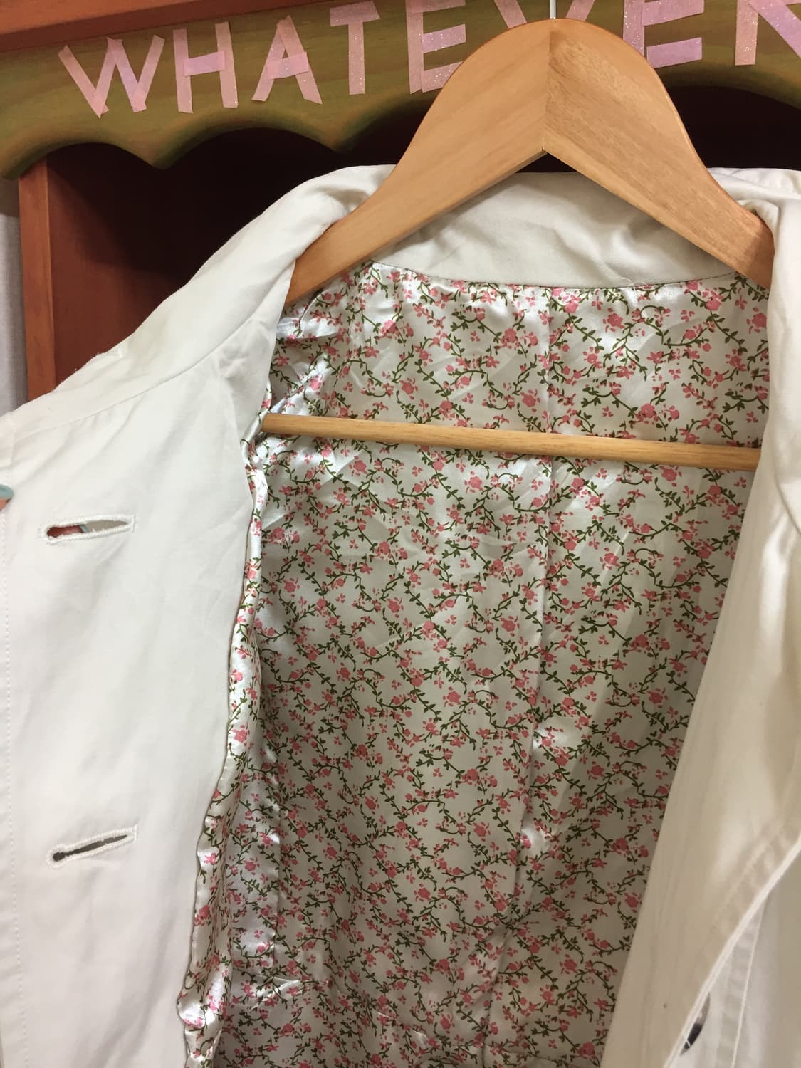 플라워 안감 자켓 상품이미지3