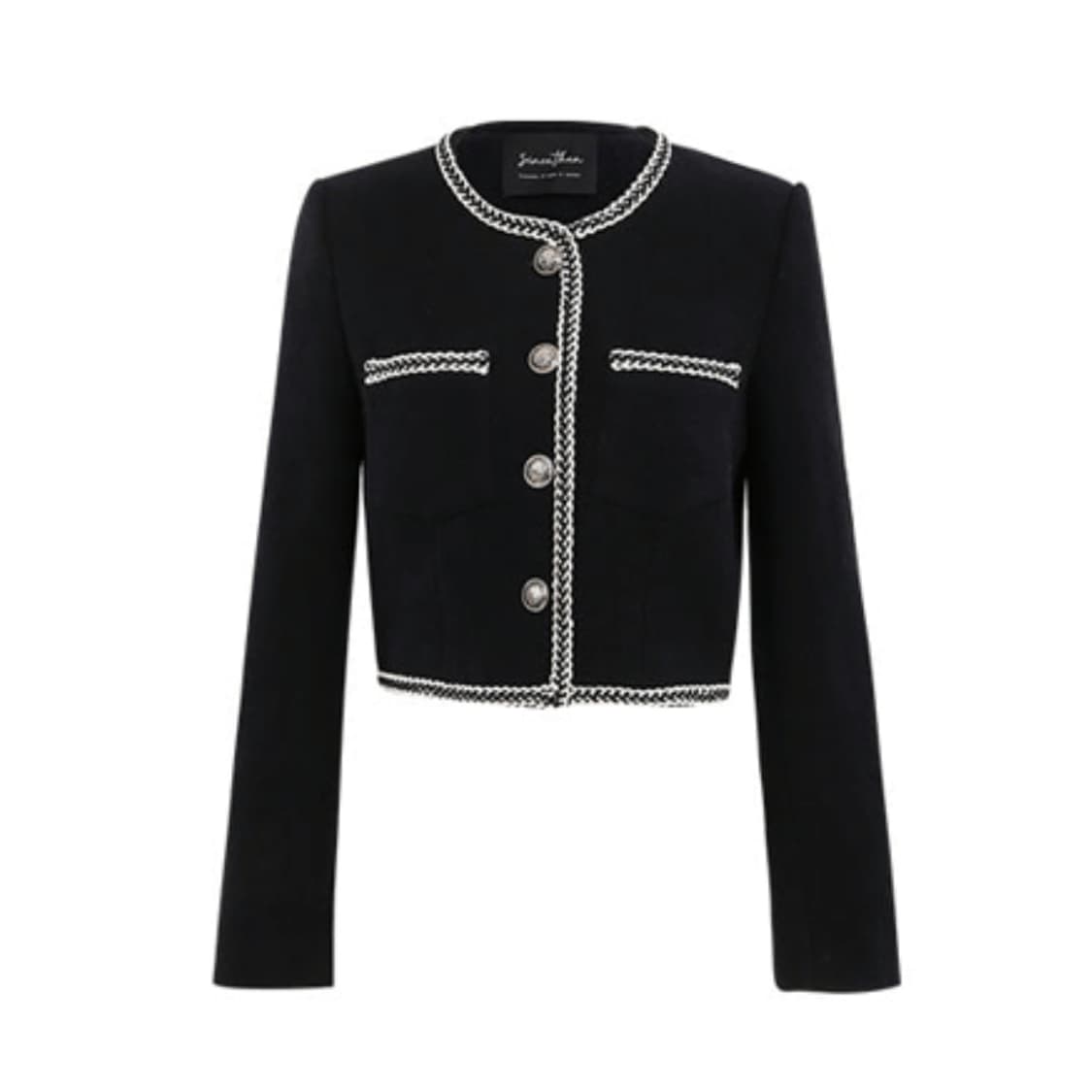 신스덴(Since then) 에일린 트리밍 자켓 66-77 새상품 상품이미지2