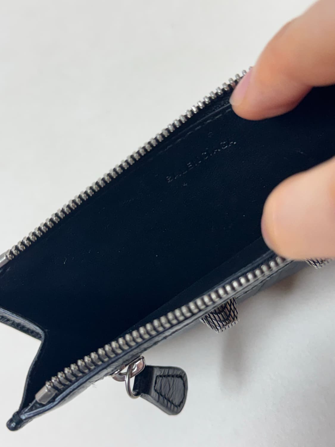 발렌시아가 카드지갑 블랙 상품이미지5