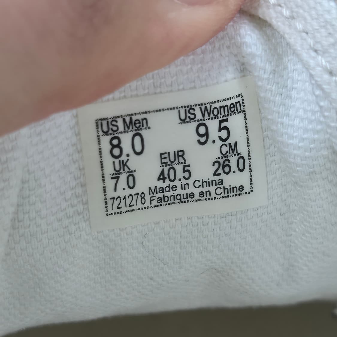 260 반스 x CDG 어센틱 OG 상품이미지10