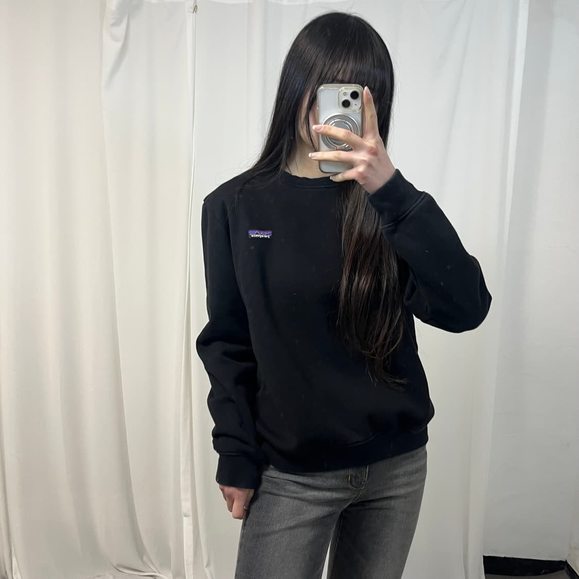 Patagonia Black Sweatshirt 상품이미지1